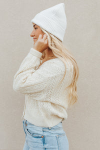 Lucy Open Knit Sweater