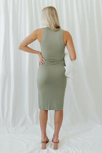 Our Everyday Fitted Dress in Sage