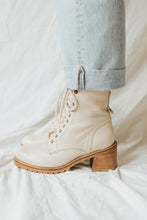 Seychelles Irresistible Lace Up Boot in Ivory