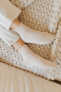 Ankle Sock in Cream