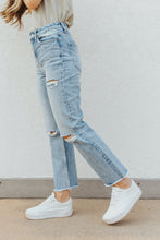 Beverly Distressed Straight Jean